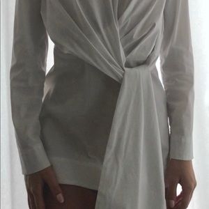COS knotted white dress shirt (like new)